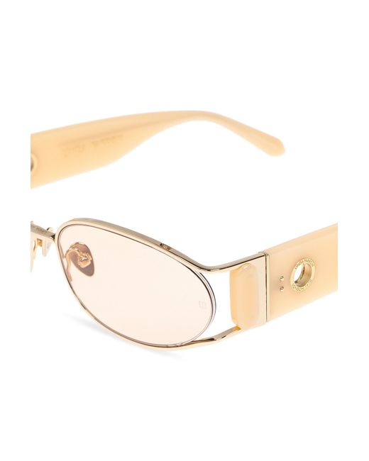 Linda Farrow Natural Full Frame Sunglasses