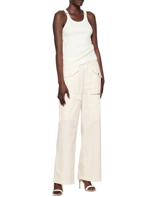 Dion Lee Natural E-Hoop Ribbed Tank Top for men