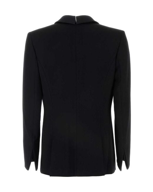Giorgio Armani Black Shawl Collar Blazer