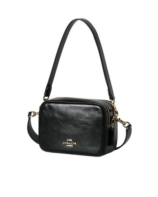 COACH Black Zippered Shoulder Bag