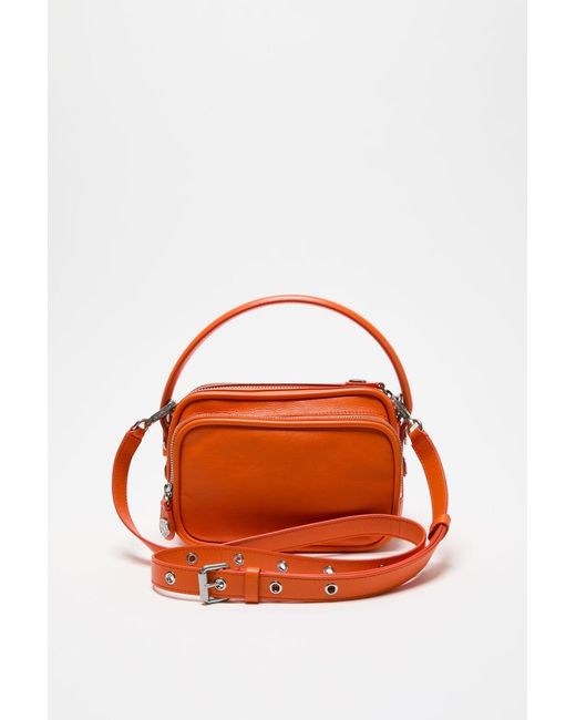Acne Orange Camero Kit Cross Bag