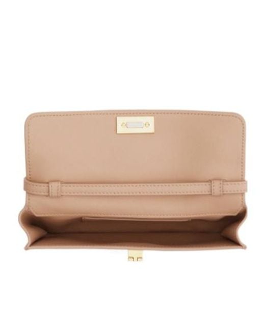 Ferragamo Natural Flat Gancini Mini Bag