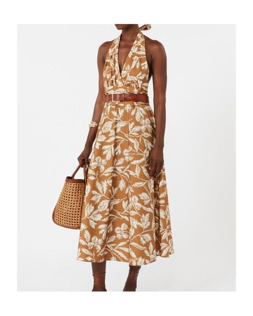 Max Mara Metallic Long Dress