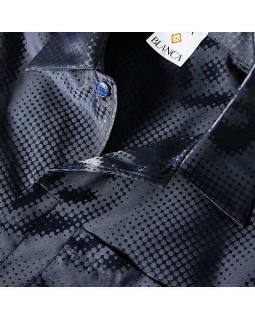 Casablanca Blue Short-Sleeved Shirt for men