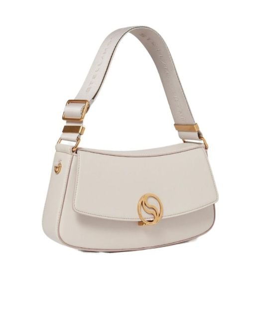 Stella McCartney Natural S-Wave Shoulder Bag