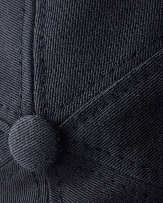 Prada Blue Old Gabardine Baseball Cap for men