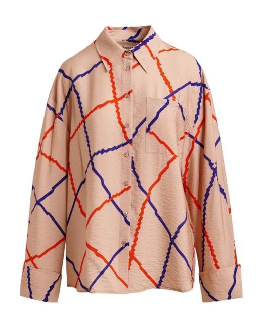 Essentiel Antwerp Pink Long-Sleeved Shirt