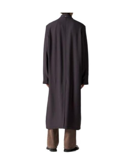Our Legacy Purple Cape-Style Coat for men