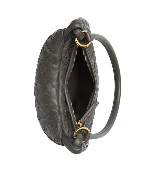 Bottega Veneta Gray Gemelli Small Shoulder Bag