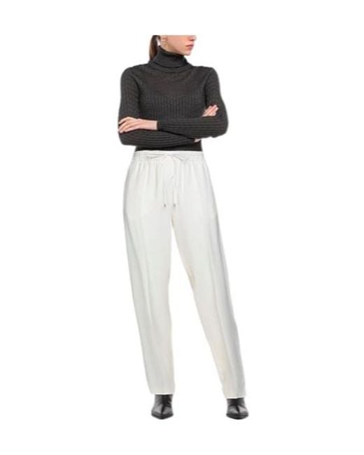 Chloé White Casual Trousers