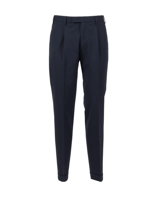 Pt Pantaloni Blue Pt Torino Tailored Trousers for men