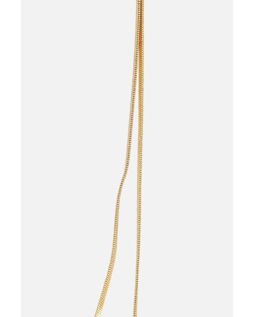 FEDERICA TOSI White Mindy Pendant Lariat Necklace