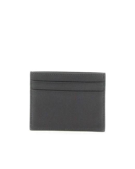 Dolce & Gabbana Gray Logo-Embossed Cardholder