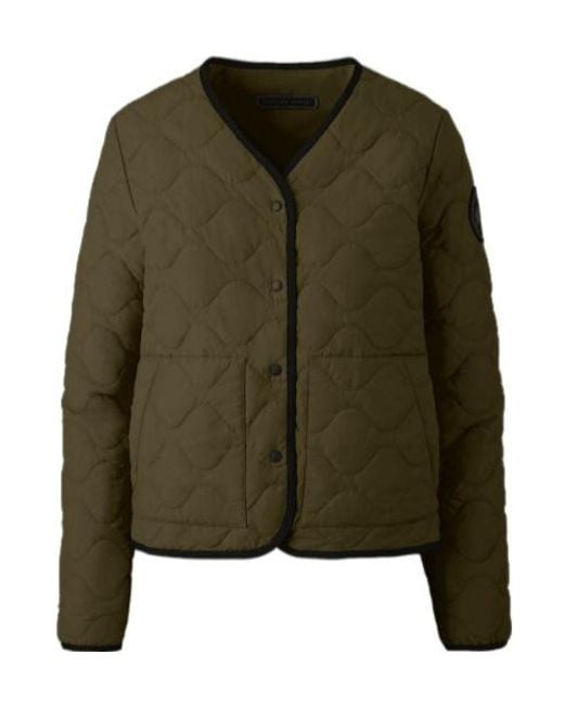 Canada Goose Green Annex Logo Patch Reversible Jacket