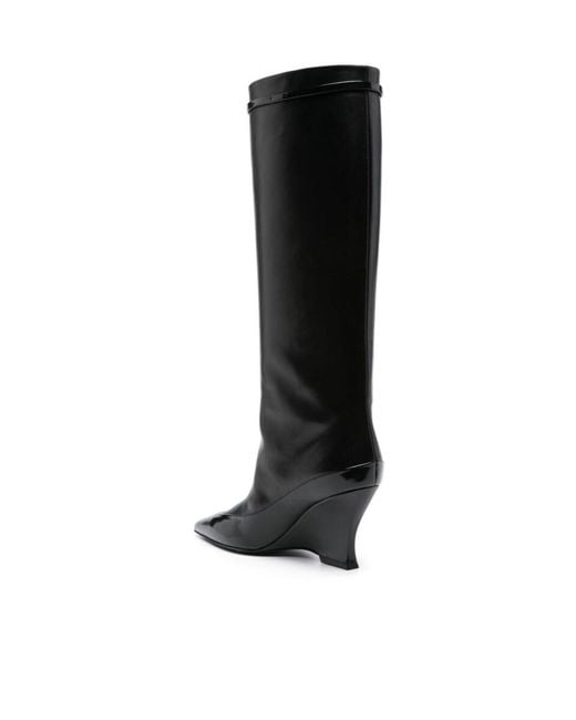 Givenchy Black Raven Pointed-Toe Boots