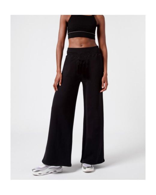 Repetto Black High-Waist Wide-Leg Track Pants
