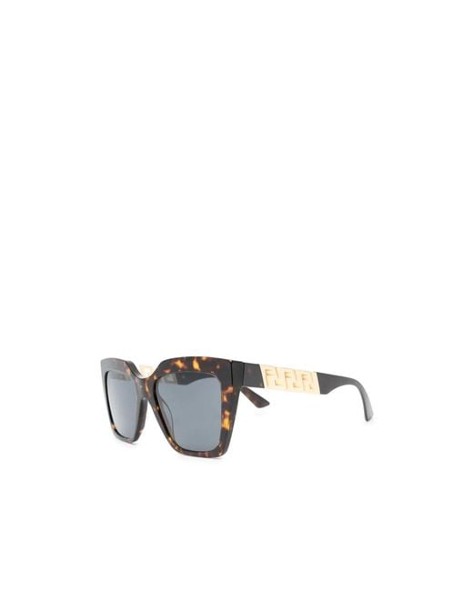 Versace Multicolor Eyewear Square Frame Sunglasses