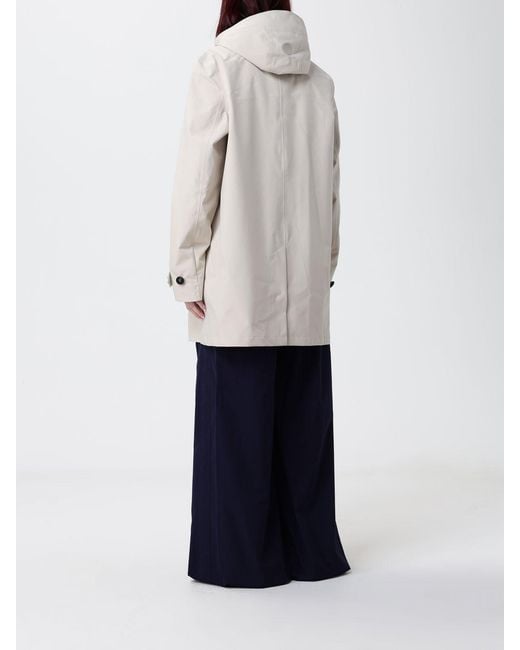Save The Duck White April Hooded Coat