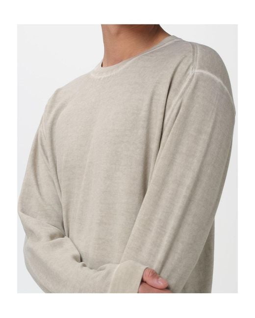 C P Company White Double-Dyed Sweatshirt for men