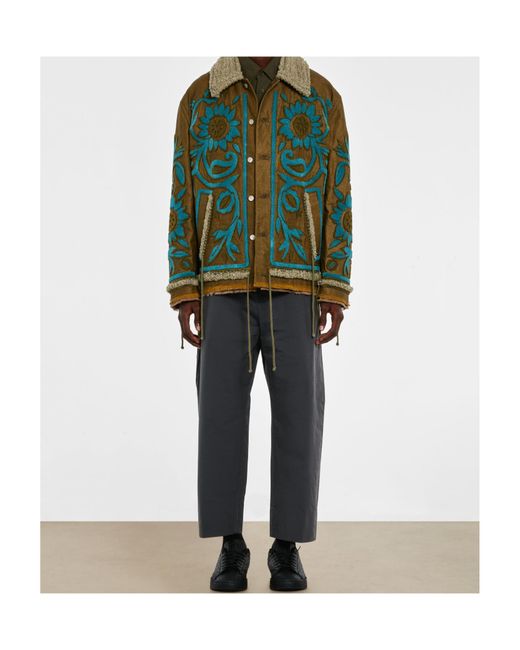 Craig Green Gray High-Waist Tailored Trousers for men