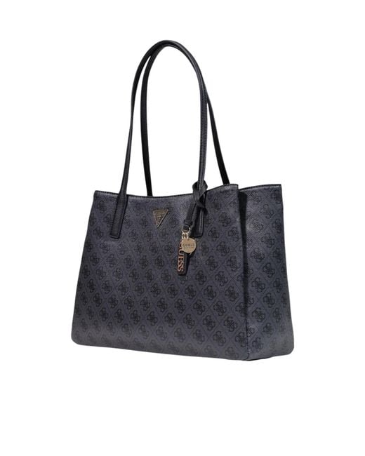 Guess Black Patterned Handbag