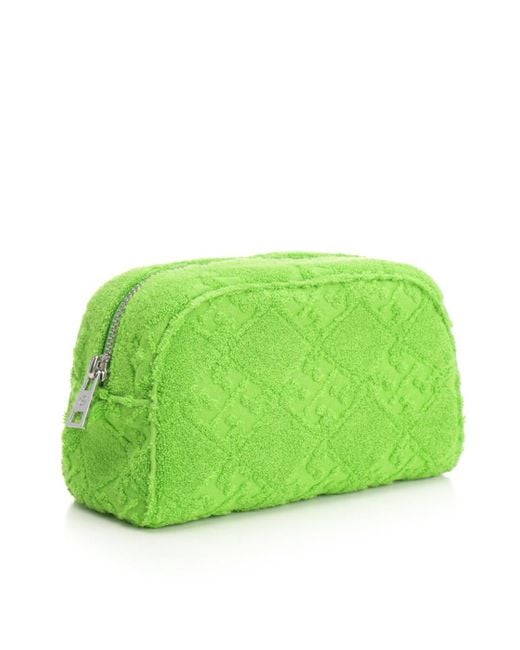 Tory Burch Green Ella Clutch Bag