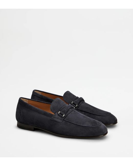 Tod's Black Round-Toe Loafers for men