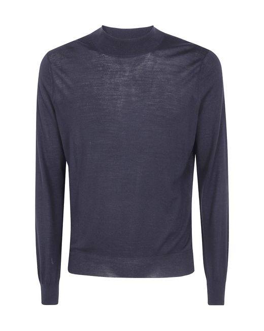 Gran Sasso Blue Long-Sleeved Pullover for men
