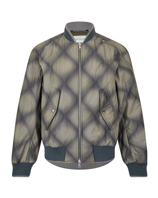 Dries Van Noten Gray Vilmory Bomber Jacket for men
