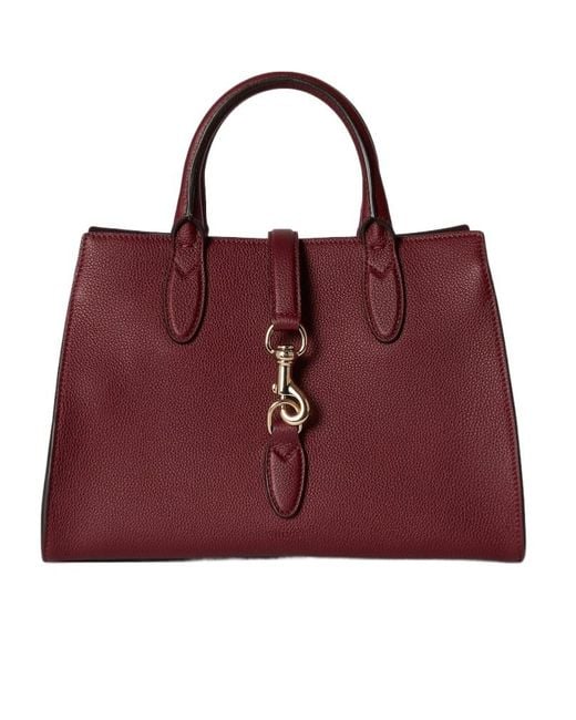 Gucci Red Hook Closure Medium Tote Bag