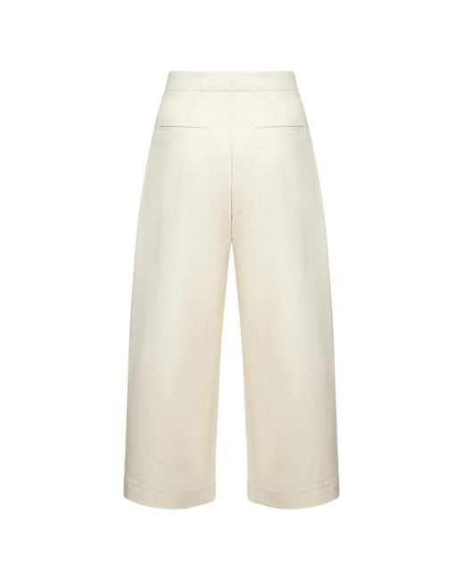 Studio Nicholson White Belt Loop Casual Pants