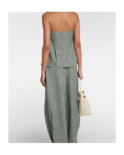 Co. Gray Pleated Blouse
