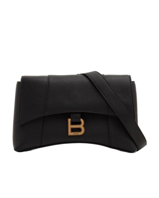 Balenciaga Black Borsa A Tracolla Downtown Xs Da Donna