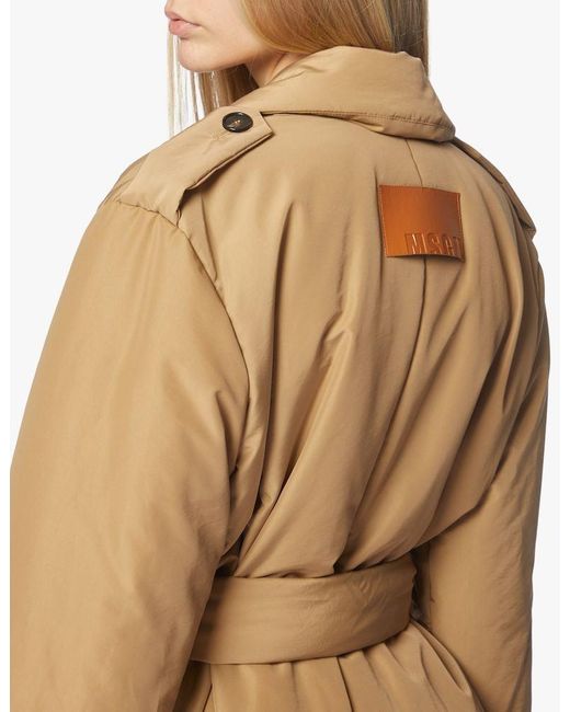 MSGM Natural Padded Trench Coat