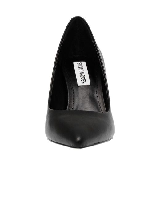 Steve Madden Black Logo High Heels