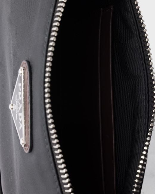 Prada Black Speedrock Re-Nylon Smartphone Case for men
