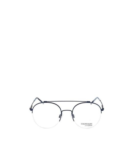 Calvin Klein Metallic Ultra-Fine Half-Frame Flat Mirror for men