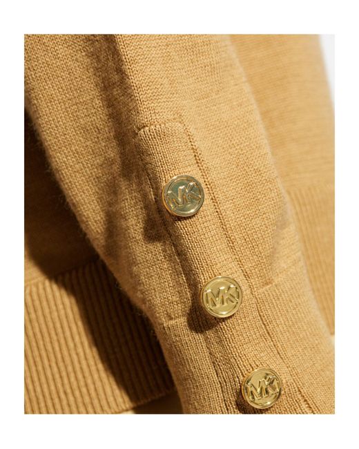 MICHAEL Michael Kors Yellow V-Neck Jumper