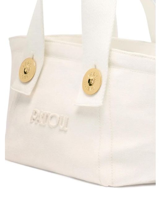 Patou Natural Small Trapeze Tote Bag