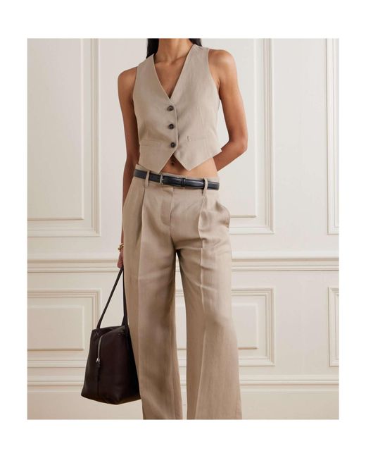 Brunello Cucinelli Natural V-Neck Vest
