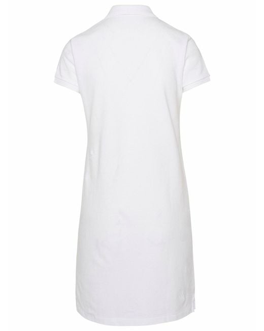 Polo Ralph Lauren White Logo Embroidered Polo Dress