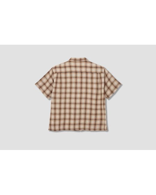 Stussy Natural Plaid Shirt for men