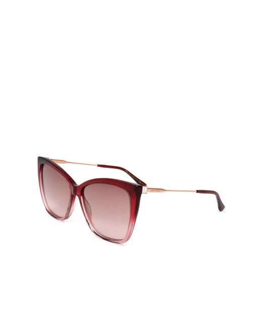 Jimmy Choo Pink Eyewear Cat-Eye Frame Sunglasses