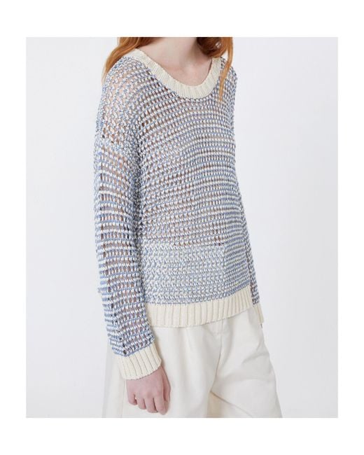 Weekend by Maxmara Blue Wkdonirica Mesh Jumper