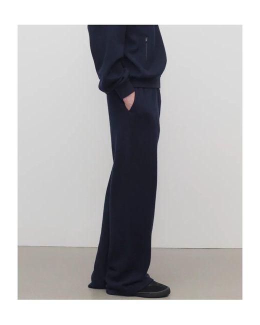 The Row Blue Zaven Elasticated Trousers for men