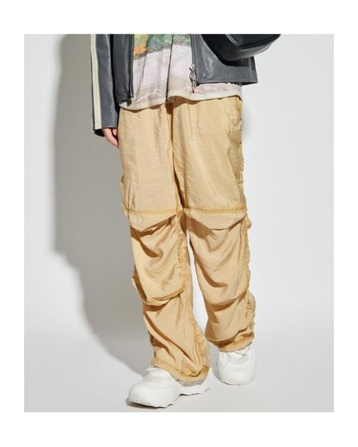 DIESEL Natural P-Daily Layered Drawstring Trousers for men