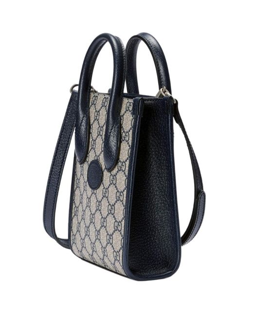 Gucci Black Gg-Canvas Tote Bag for men