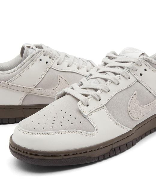 Nike White Dunk Low 'Ironstone' Sneakers for men