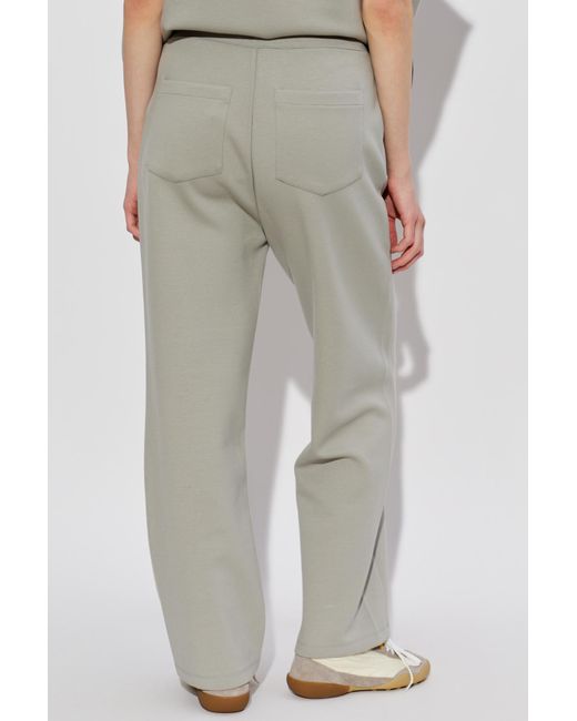 IRO Gray Drawstring Casual Pants