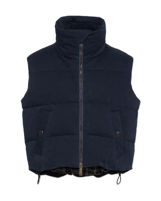 DSquared² Blue Ball Puff Vest for men